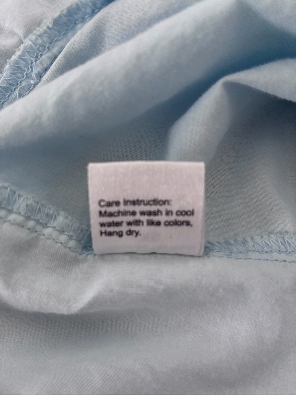 Alexander Del Rossi Light Blue Sleeveless Button Cotton Nightgown - Picture 3 of 9